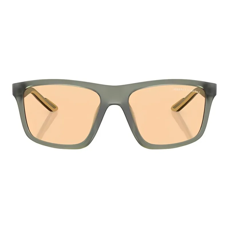 EMPORIO ARMANI Square Sunglasses Unisex Green-1
