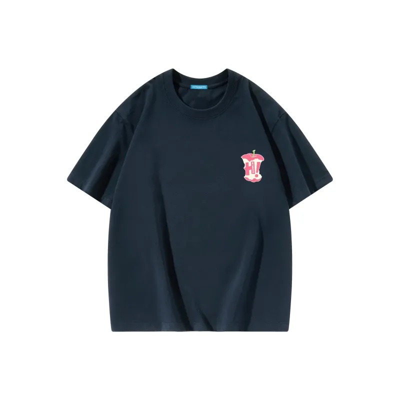 Small Columns Under The Sea T Shirt Unisex White-5