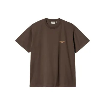 Carhartt WIP T Shirts Men Seven Leaf Tree Color