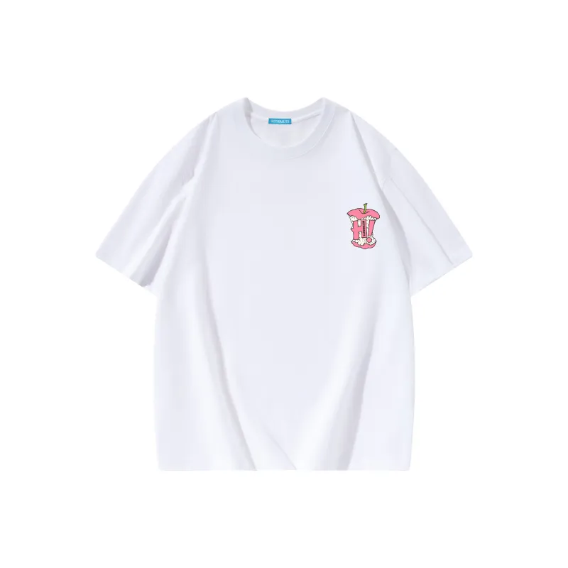 Small Columns Under The Sea T Shirt Unisex White-1