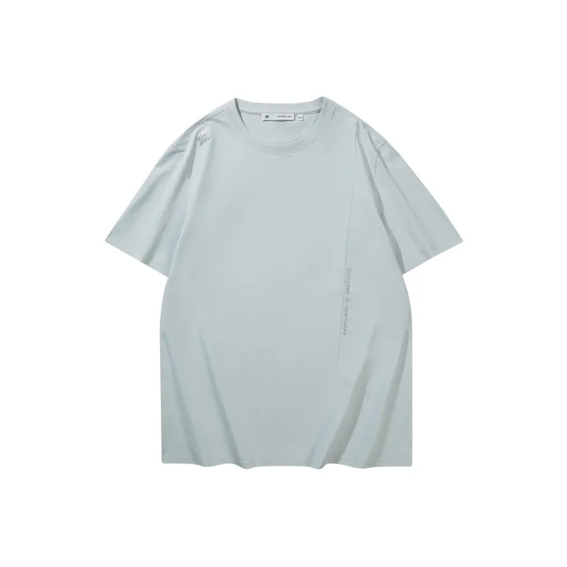 HLA T Shirts Men Moisture Wicking, UV Protection 40, Quick Dry Light Gray E8-0