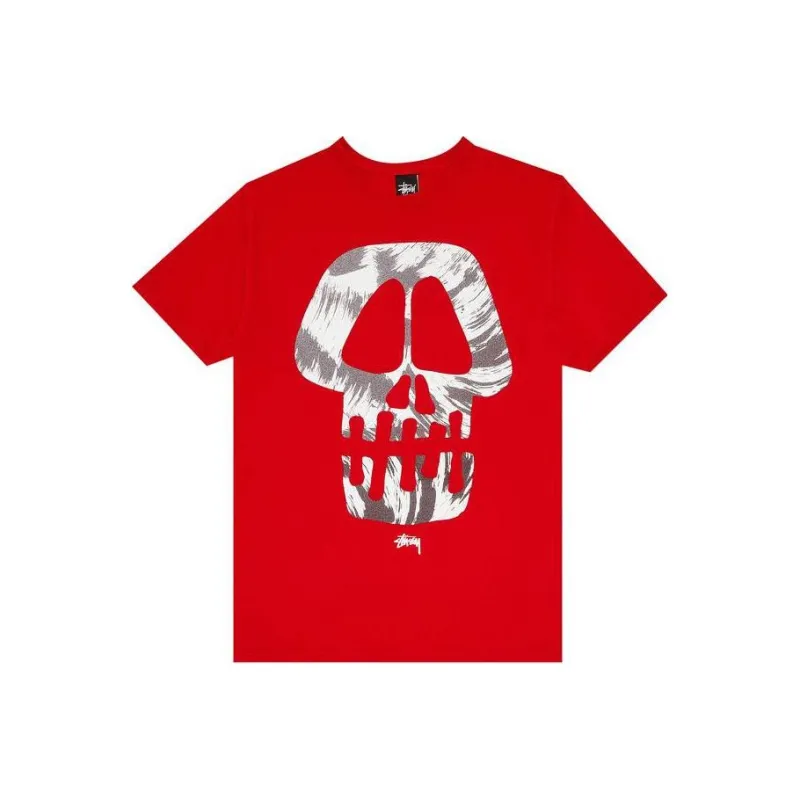 Stussy Brush Skull Tee-0