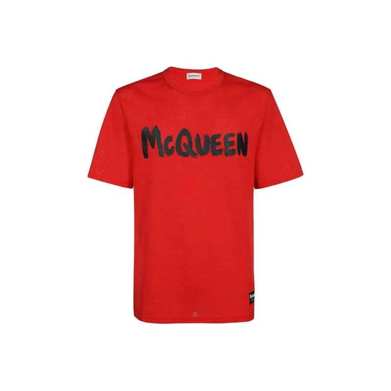 Alexander McQueen T Shirt Men's Red-0