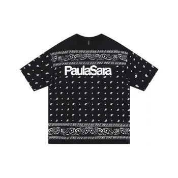 PAULASARA Short-Sleeved T-Shirts Unisex Black