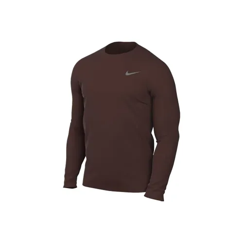 Nike T Shirts Men Brown