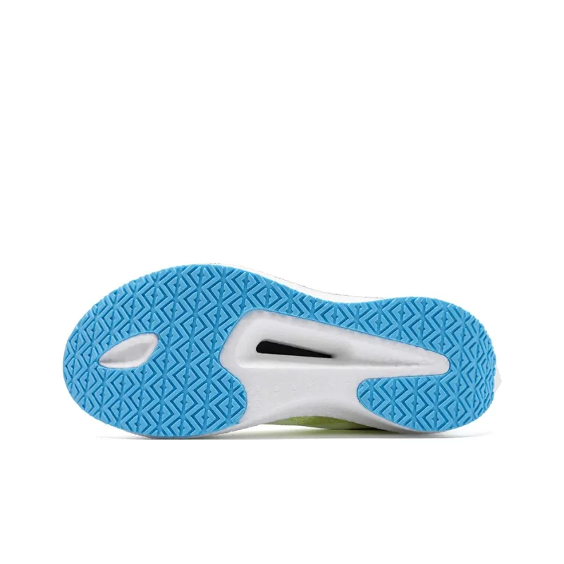 Qing Pao Cushioned Slip Resistant Low Top Casual Running Shoes Men's White Rainbow-5