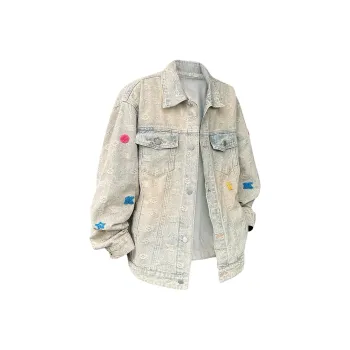 Imcrasy Denim Jacket Unisex Yellow Mud