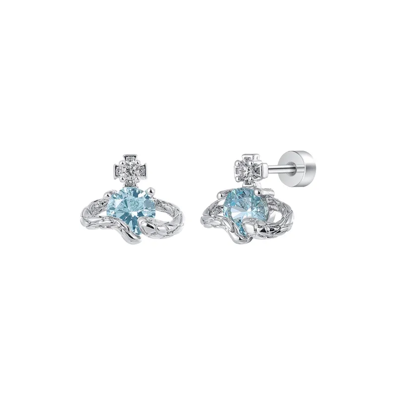 MISS XIA JWY Titanium Steel Stud Earrings Unisex-15