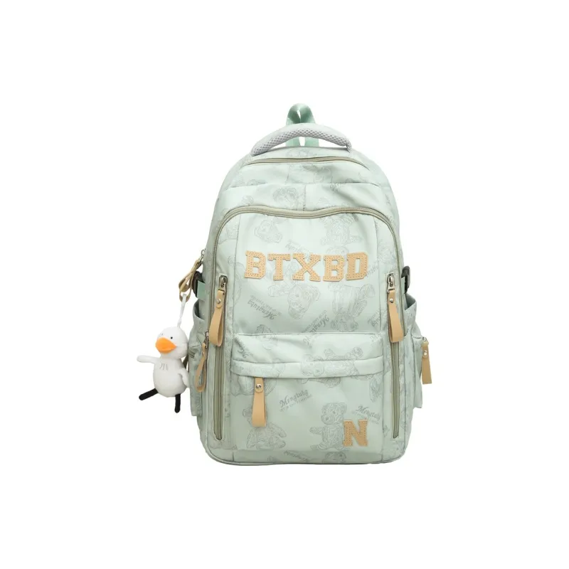 NX DOUGHNUT Nylon Large Capacity Backpack Regular Unisex Multicolor-9