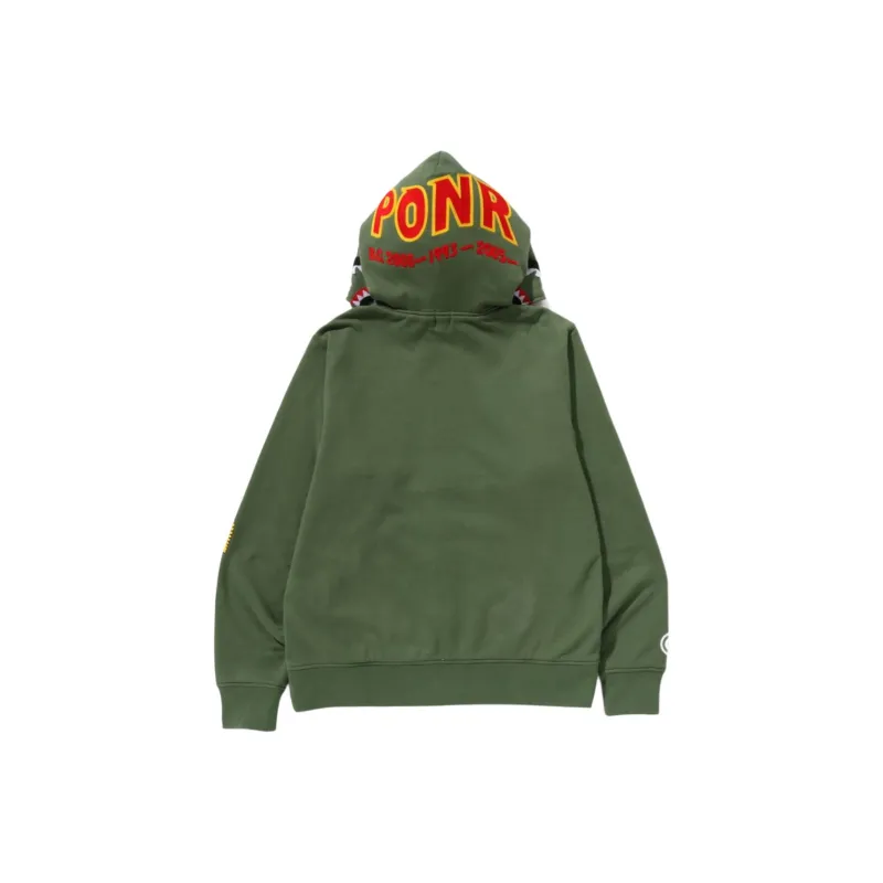 Bape Reversible Shark Full Zip Hoodie-9