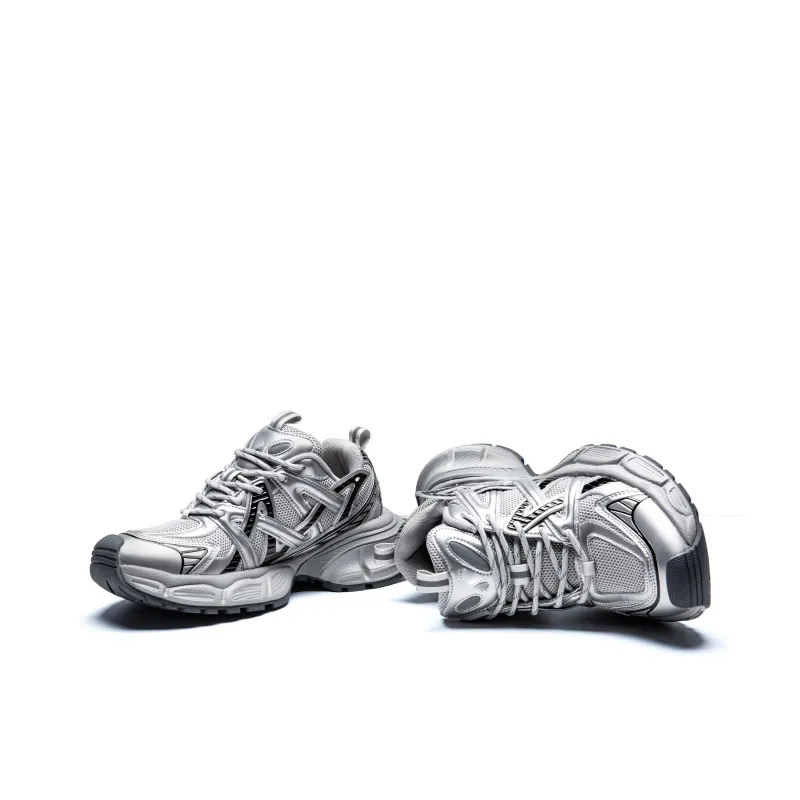 KUX Space Ship Cushioning Anti Slip Wear Resistant Breathable Height Increasing Low Top Chunky Sneakers Unisex-15