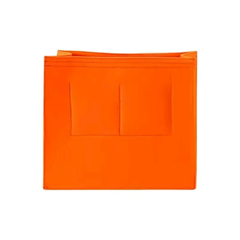 Lan Bao Fan Wool Felt Liner Accessories Tidy Storage & Classification Unisex Orange-3