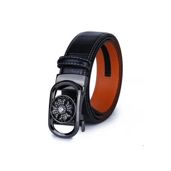 JONNY MOORE Cow Leather Belts Unisex 3.5CM