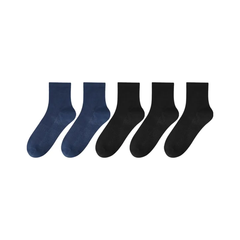 PLANDOO Mid Calf Socks Men's 5 Pack-16