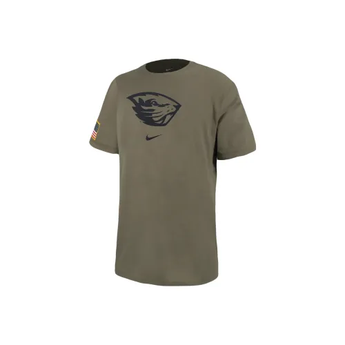 Nike Oregon State College T-Shirt T-Shirt Men's Olive