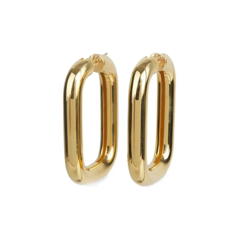 JIL SANDER Logo engraved Earrings-1