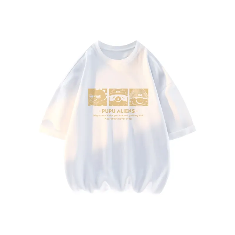 PUPU ALIENS T-Shirt Summer Unisex 2 Pack-0