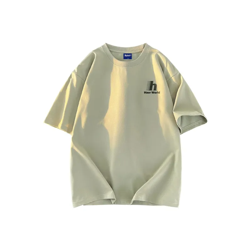 HAVR Loose Fit Breathable Thin Short Sleeved T Shirts Unisex-18