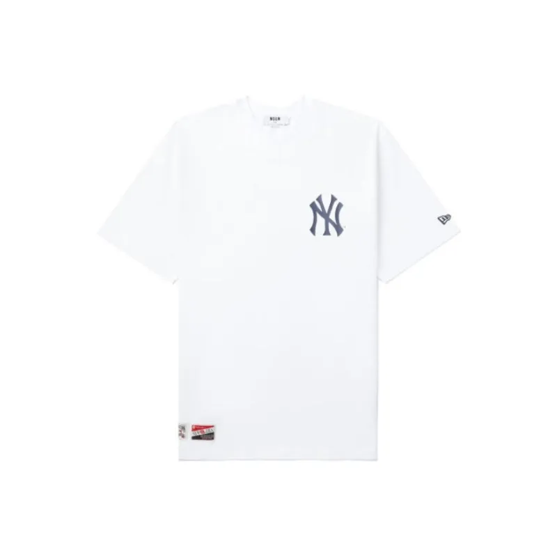 Mlb X New Era New York Yankees T Shirts Men White-0