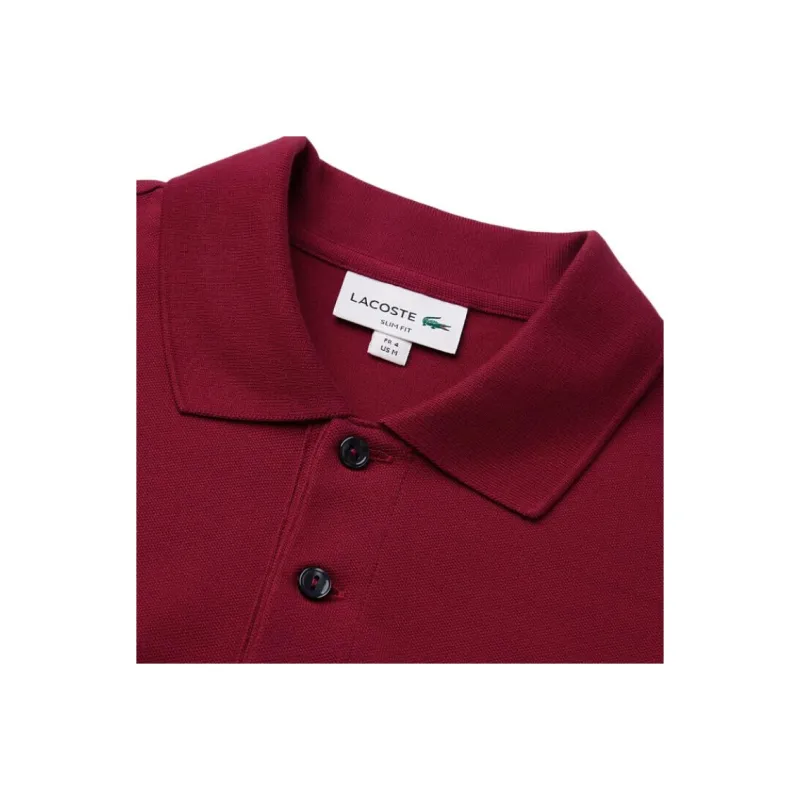LACOSTE Polo Shirts Men Bordeaux Burgundy-2