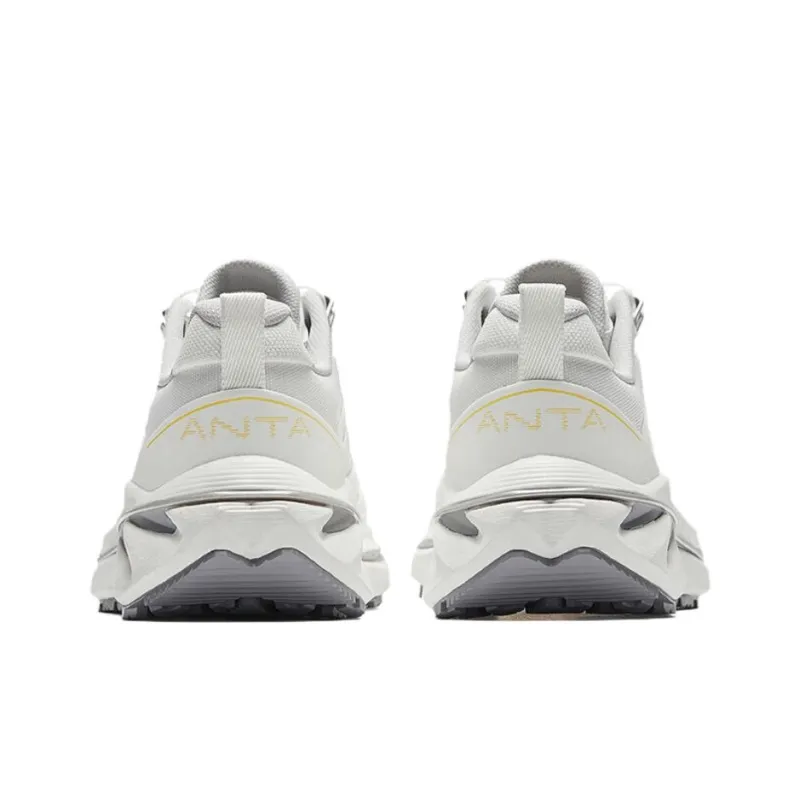 Anta Wild PRO Wear Resistant Quick Dry Low Top Casual Running Shoes Men's White-3