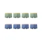 8 Pack-(Dark Blue 4+Pea Green 4)
