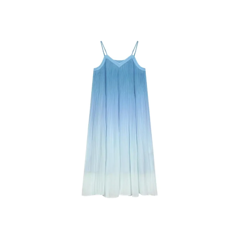 The Temptation Of The Muse Slip Dress Women's Blue-0