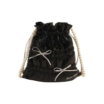 NOMK PU Shoulder Bag Crossbody Bag Women's Gold/Black/Silver