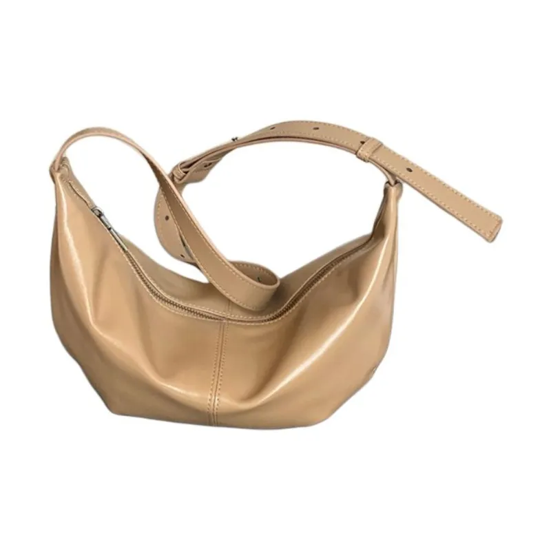 H YXIANG Top Grain Cow Leather Shoulder Bag Regular Women's Multicolor-10