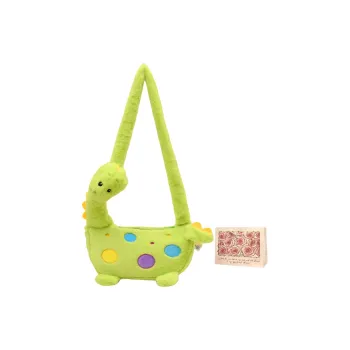 Rainbow Girl Plush Crossbody Bag Regular Women's Multicolor