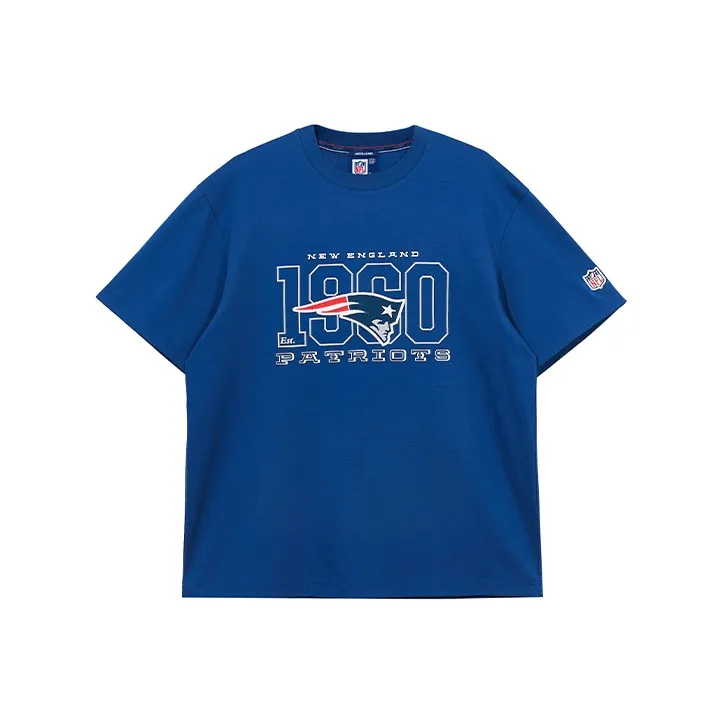 Nfl X JACK&JONES T Shirts Men E40 Vintage Blue-0