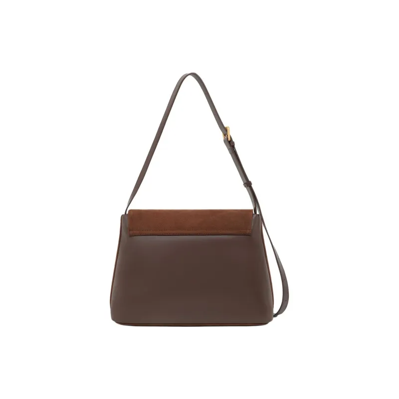 MILLIE'S Cow Leather Shoulder Bag, Crossbody Bag Tote Regular Women's Brown-4
