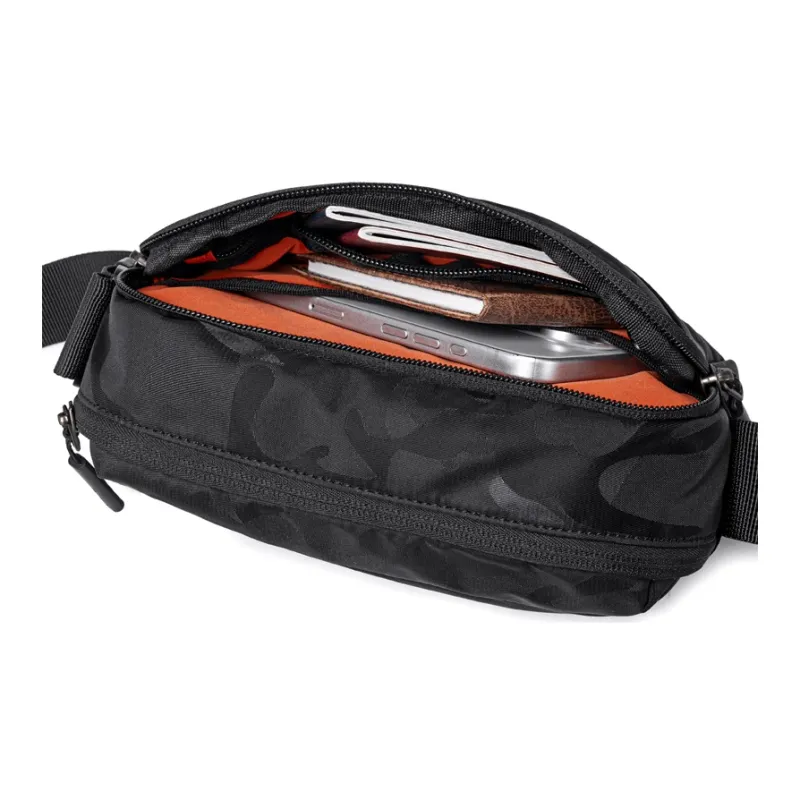 BJIAX Nylon Crossbody Bag Mini Men's Black Camouflage/Blue Camouflage-13