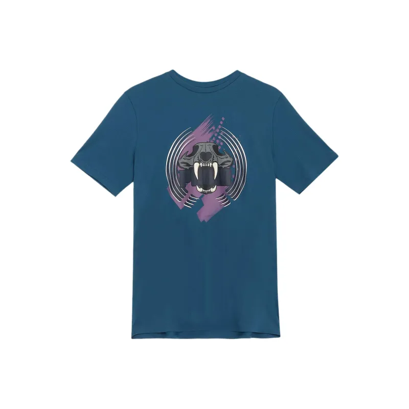 PUMA Running Pattern T Shirts Men Blue-0