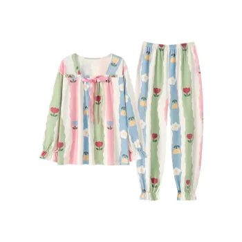 Herbal Primer Pajama Set Women's Combo Set