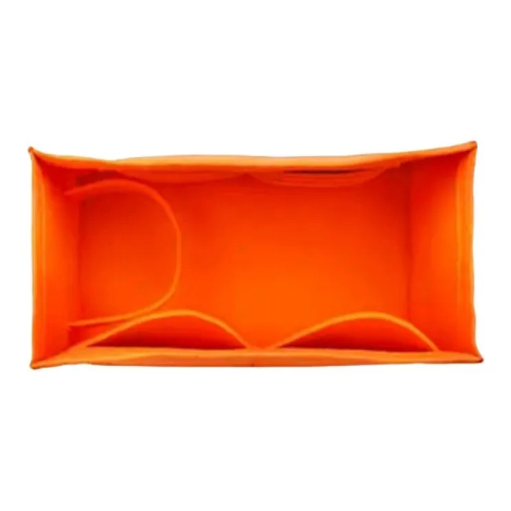 Lan Bao Fan Wool Felt Liner Accessories Tidy Storage & Classification Unisex Orange-4