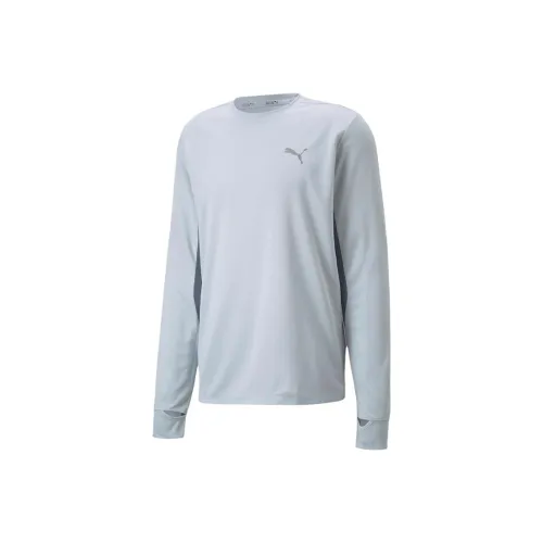 PUMA Running FAVORITE T-Shirts Men Light Blue