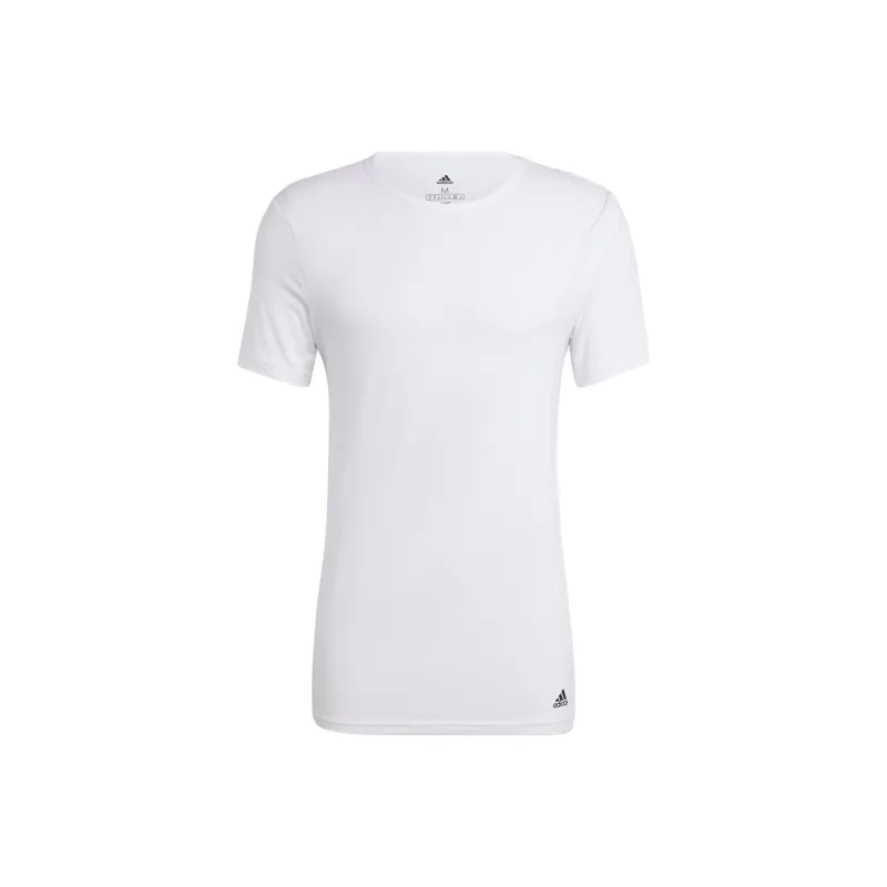 Adidas ACTIVE FLEX COTTON CREWNECK SHIRT UNDERWEAR T-Shirt Men's White-0