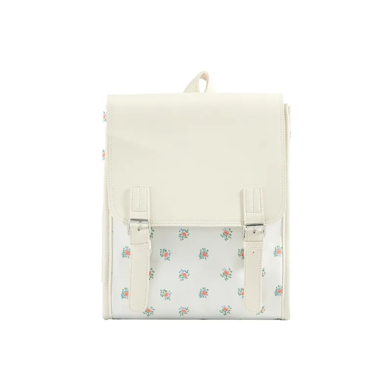 Yalu PU Backpack Regular Women's Large Floral/Small Floral-0