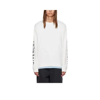 Givenchy Logo print Long sleeve T shirt