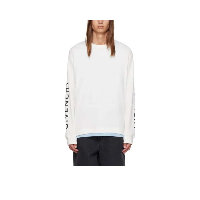 Givenchy Logo print Long sleeve T shirt-0