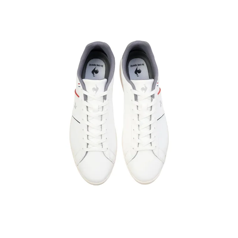 Le Coq Sportif LCS CHATEAU 3 Abrasion Resistant Breathable Low Top Casual Shoes Unisex White-2