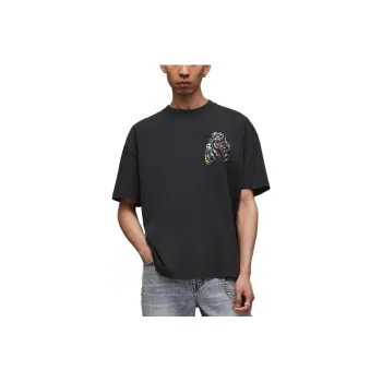 ALLSAINTS T-Shirts Men Washed Black