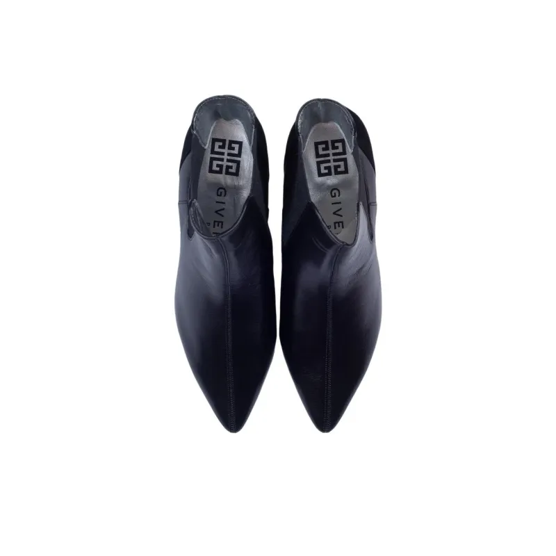 Givenchy GV3 Series Ankle Length Chelsea Boots Women's Black-4