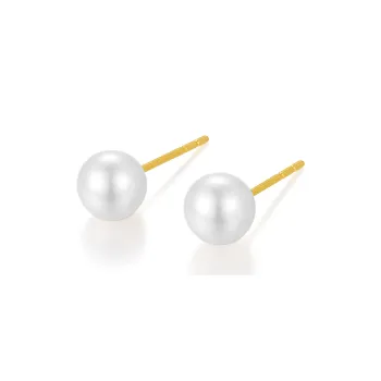 LAOMIAO Pearl Stud Earrings Women's