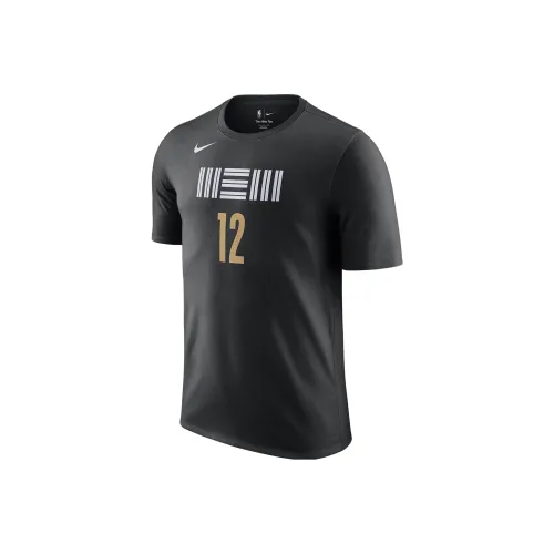 Nike Ja Morant Memphis Grizzlies City Edition T Shirt City Edition, Memphis Grizzlies, Ja Morant Size 12 Men's Black