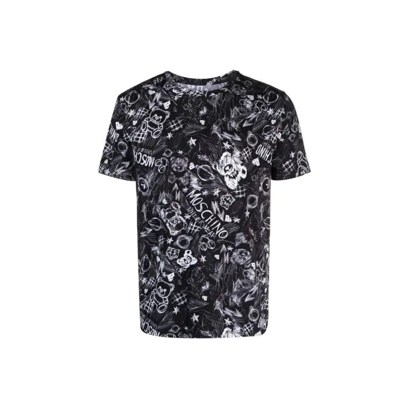 MOSCHINO T-Shirts Men Black-0