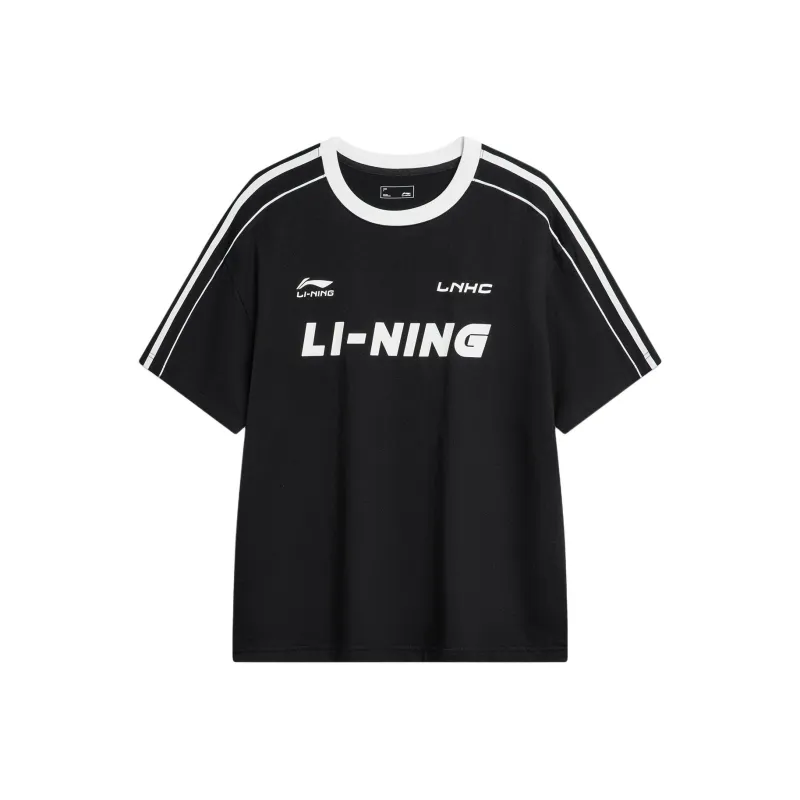 LiNing Sports Fashion Collection T Shirt Unisex Black-0