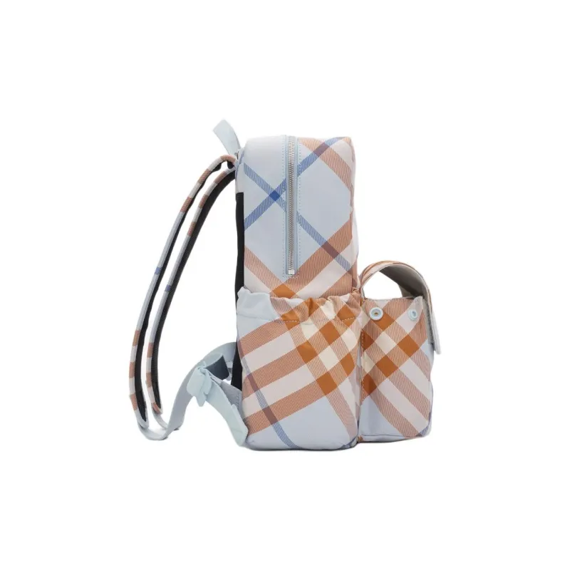 Burberry Nylon Backpack Kids' Slate Blue-1