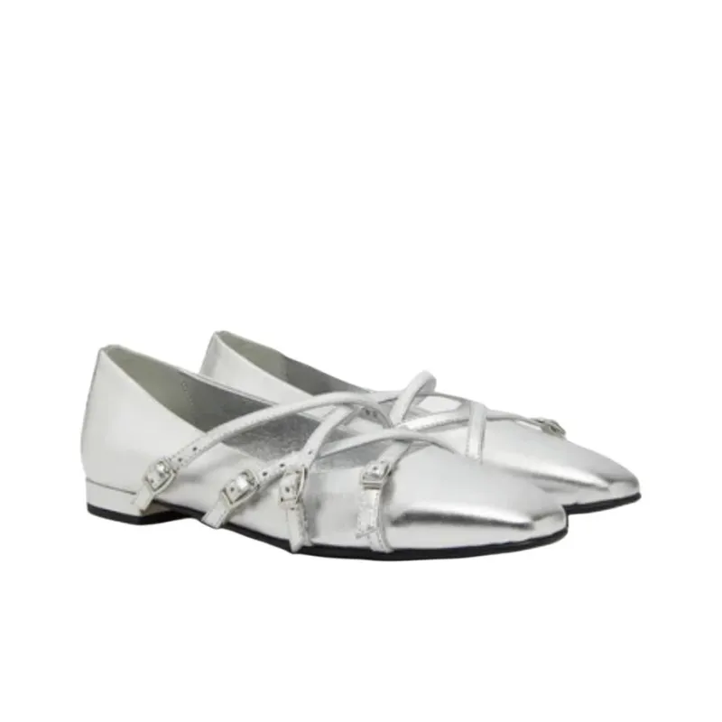 Carel Eloise Casual Single Shoes Women's Silver-2